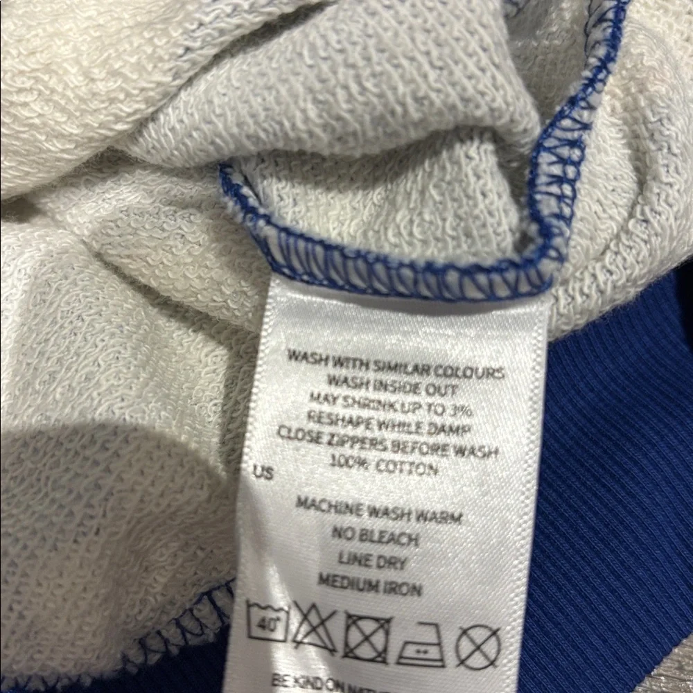 Mini Rodini pigeons Blue Hoodie - Picture 6 of 7